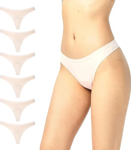 Vista 12 de Shero Thong Period Maternity, Postpartum Panties, Leakproof, Odor & Moisture Control Underwear for Women & Teens 2 paquetes Rojo