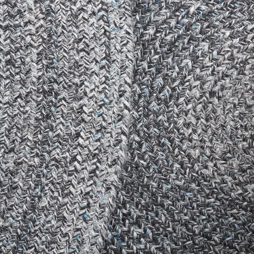 Vista 10 de SAFAVIEH Alfombra trenzada Collection – Alfombra redonda de 3 pies, color negro y marfil, casa de campo hecha a mano, ideal para zonas de alto