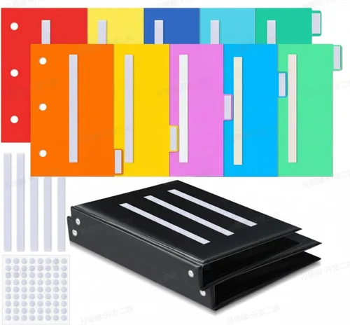 Vista 9 de Ctosree 246 piezas de libro de comunicación pequeñas herramientas para programación visual, tarjetas de fotos, incluye 3 separadores de carpetas