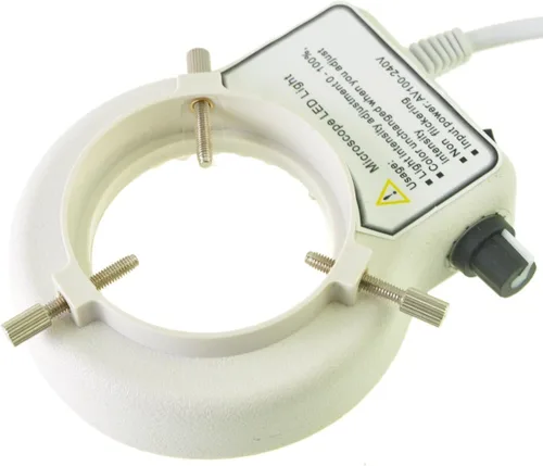 Vista 2 de AmScope LED-80S 80 - Anillo de luz LED compacto con atenuador incorporado