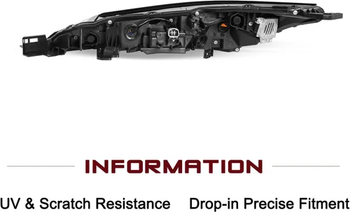 Vista 3 de JSBOYAT Repuesto superior de faros delanteros DRL para Nissan Rogue S, SL, SV 2021 2022 2023, estilo OE para el lado del conductor y del pasajero