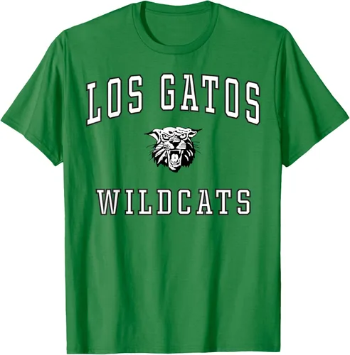 Vista 4 de Camiseta de Los Gatos de la escuela secundaria de Wildcats C1