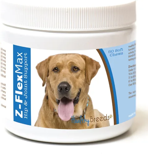 Vista 6 de Healthy Breeds Doberman Pinscher Z-Flex Max - Masticables suaves para cadera y articulaciones, 50