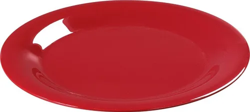 Vista 11 de Carlisle platos de borde ancho Sierrus, Rojo, 48