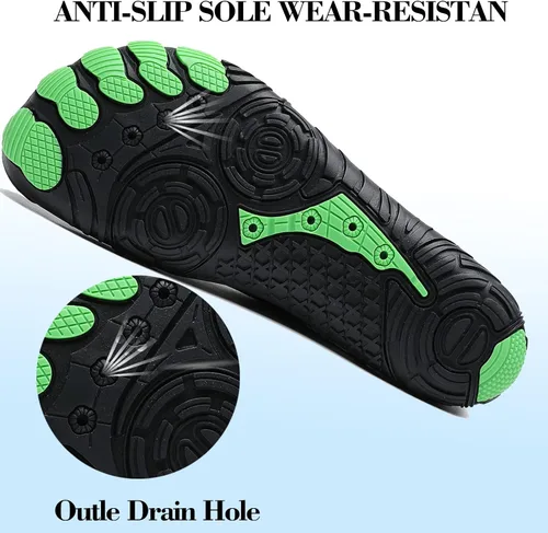 Vista 5 de Chaoslook Zapatos de agua para hombres y mujeres, deportes de secado rápido, zapatos acuáticos para natación, playa, descalzos, para senderismo