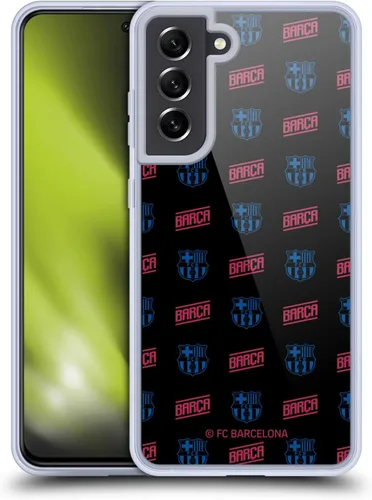 Vista 13 de Head Case Designs Officially Licensed FC Barcelona Logo and Pattern Forca Barca Gel Case [Military Grade Protection] Compatible with Samsung Galaxy