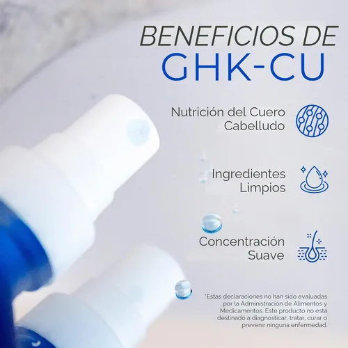 Vista 3 de Neurogan GHK-Cu Suero de Péptidos de Cobre para Cabello y Cuero Cabelludo – 2400mg, 4% Péptidos de Cobre – Fórmula de Absorción Rápida a Base