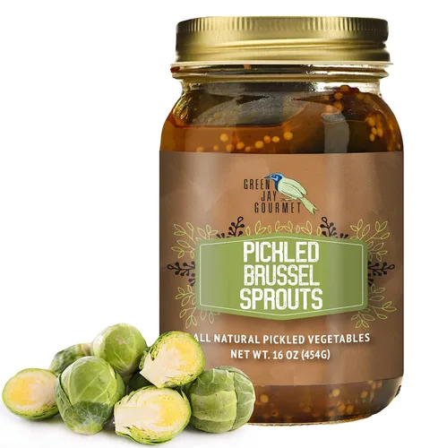 Vista 23 de Lanzas de espárrago en escabeche Green Jay Gourmet en frasco - Vegetales frescos en escabeche envasados a mano para cocinar y despensa – Espárragos