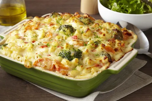 Vista 3 de Knorr Professional Sopa del Día Macarrones con Queso Mezcla Vegetariana, 0 g de grasas trans por porción, Solo Agregue Agua, 1 unidad (Paquete de 4)
