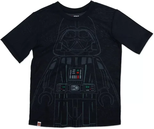 Vista 2 de LEGO Conjunto de pijama Darth Vader de 2 piezas para niño de Star Wars, color negro