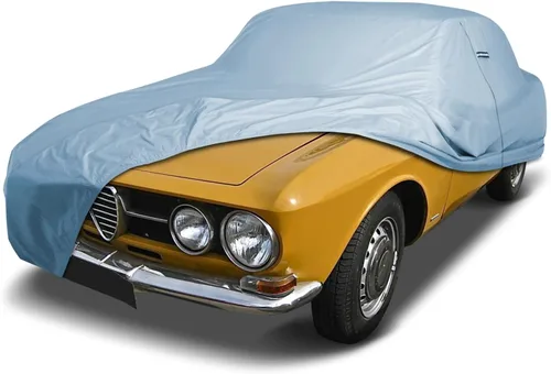 Vista 11 de iCarCover Funda de automóvil personalizada de alta calidad para Alfa Romeo 147 2002-2007, resistente, impermeable, para todo tipo de clima, lluvia