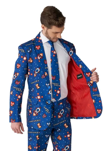 Vista 3 de Traje Suitmeister Gamer Azul Marino para Hombre Multicolor