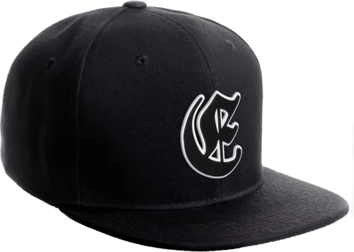 Vista 1164 de Daxton Gorra clásica con visera de billete plano con letras del alfabeto inglés antiguo de la A a la Z
