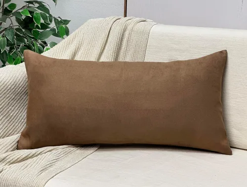Vista 6 de Aiking Home Collection Creative Luxury - Funda de almohada decorativa de gamuza sintética, 12 x 18 pulgadas, color turquesa