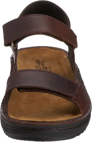 Vista 2 de NAOT Footwear Karenna Sandalia para mujer, negro Crinkle charol