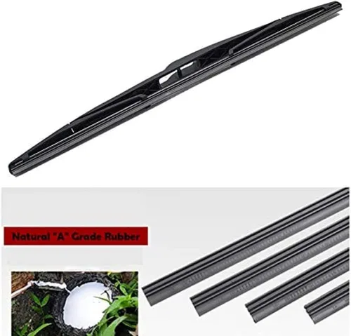 Vista 5 de Juego de limpiaparabrisas trasero, compatible con Peugeot 207 Hatchback 2006-2014 de 16 pulgadas y repuesto de brazo