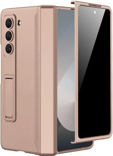 Vista 16 de Miimall Funda para Samsung Galaxy Z Fold 5 con protector de pantalla de privacidad, soporte ajustable integrado y protección magnética de bisagra