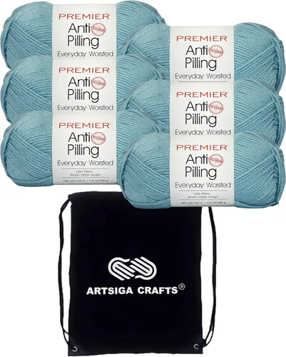 Vista 31 de Premier Yarns Antibolitas para todos los días Blancanieves 100-1 Dn100-1-Snow-White
