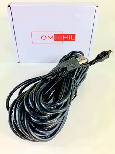 Vista 2 de OMNIHIL Cable USB 2.0 de alta velocidad de 30 pies de largo compatible con escala Maxus Gram Modelo: EE-OT-200-01-BGN/P/N: E200602
