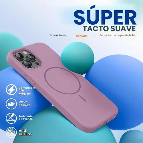 Vista 4 de Miracase - Funda compatible con iPhone 12 Pro Max, [forro de microfibra suave antiarañazos], funda de silicona líquida de goma de gel a prueba