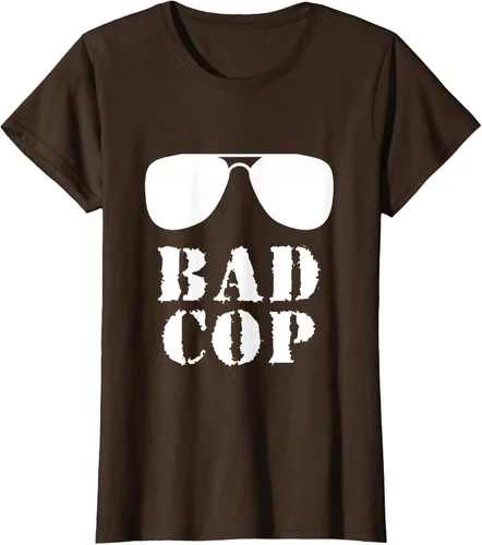 Vista 21 de Bad Cop Funny Police - Camiseta a juego para padre e hijo, Negro, S
