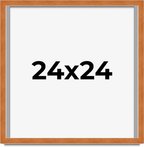 Vista 286 de Marco de 3 x 3 pulgadas de madera maciza de nuez y miel marrón con plexiglás acrílico UV, respaldo de tablero de espuma y accesorios para colgar