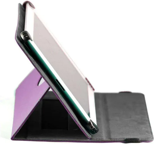 Vista 2 de Navitech Funda morada con soporte giratorio de 360º y lápiz capacitivo compatible con tablet CHUWI HiPad Max Touch, tablet de 10.3 pulgadas