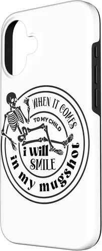 Vista 2 de When It Comes to My Child I Will Smile in Mugshot Case for iPhone 16
