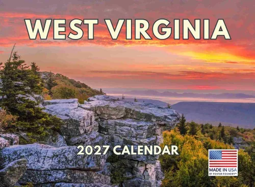 Vista 152 de Calendario de Alabama 2026 para pared, 12 meses, mensual, recuerdos escénicos de AL Hecho en Estados Unidos