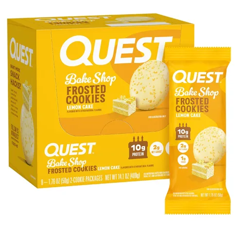 Vista 9 de Quest Nutrition Galletas esmeriladas de pastel de cumpleaños, 8