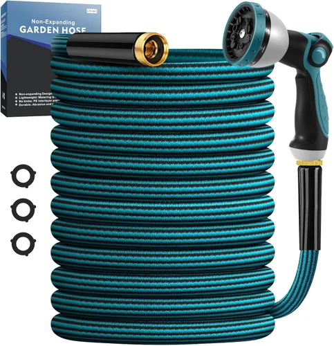 Vista 5 de Garden Hose 25ft, Non-Expanding Water Hose Ultra Lightweight, Kink-Free, Sturdy, Flexible, Abrasion Resistant Hose for Yard, Lawn, Outdoor, Marine