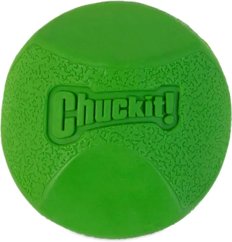 Vista 7 de Chuckit! Erratic Dog Ball - Juguete interactivo para perros, rebotes impredecibles, pequeño de 2 pulgadas para razas pequeñas y cachorros, paquete
