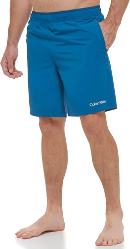 Vista 2 de Calvin Klein Men's Standard Quick Dry Logo Bermuda Swim Trunk