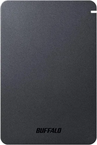 Vista 3 de BUFFALO Disco duro externo portátil de 1 TB MiniStation PGF HDD resistente a los golpes, USB 3.0 (3.2 Gen 1x1) para PC, Mac