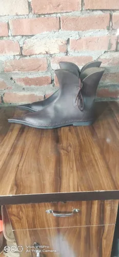 Vista 2 de Trajes para hombre vikingo SCA LARP del tobillo medieval para el calzado de Cosplay