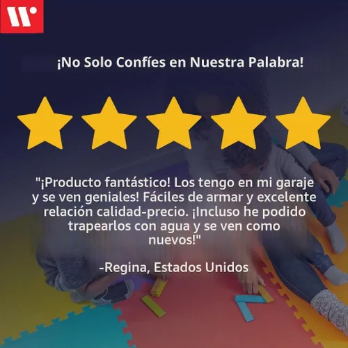 Vista 7 de We Sell Mats - Baldosas multiusos de espuma EVA con un grosor de 0.5 pulgadas, alfombrillas entrelazadas para gimnasios de interior y para el hogar