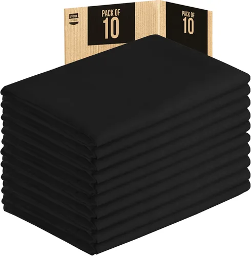 Vista 67 de Utopia Kitchen Mantel rectangular de spándex de 4 pies [1 unidad, negro] 200 GSM elástico, ajustado, lavable y resistente a las arrugas, cubierta