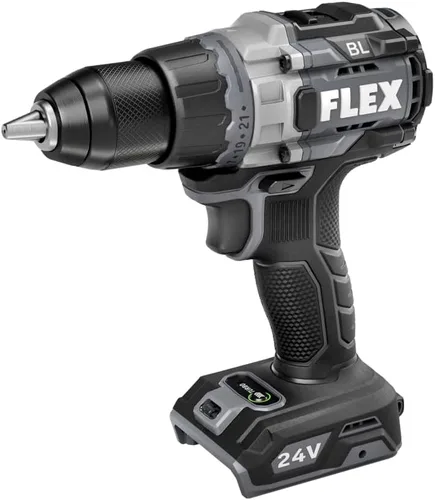 Vista 6 de FLEX Kit de taladro de 2 velocidades sin escobillas de 24 V sin escobillas de 1/2 pulgada y 1000 In-Lbs con (2) batería de litio de 2.5 Ah