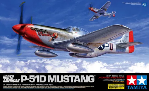 Vista 7 de TAMIYA P-51D Mustang Hobby Model Kit (TM60322), 168 meses a 1200 meses
