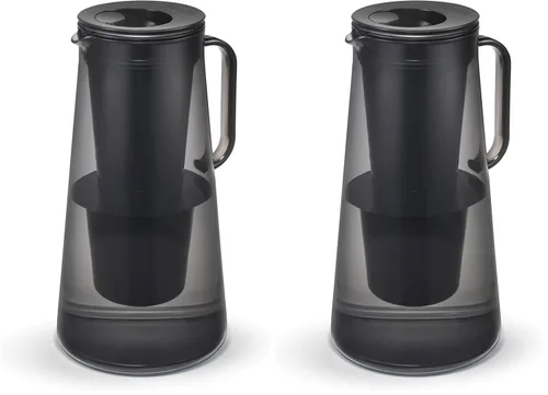 Vista 12 de LifeStraw Home – Jarra de filtro de agua, 7 tazas, Azul medianoche, sin BPA Diseñada para protección diaria contra bacterias, parásitos