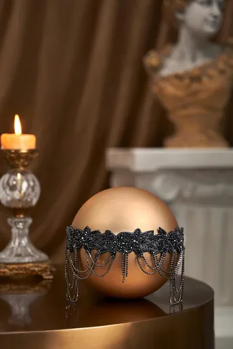 Vista 4 de BABEYOND Diadema de los años 20 con diseño de flapper para mujer, accesorio vintage para el cabello Negro