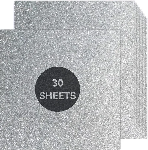Vista 7 de Cartulina negra con purpurina de 12 x 12 pulgadas, papel para Cricut, tarjeta gruesa para hacer tarjetas, álbumes de recortes, manualidades