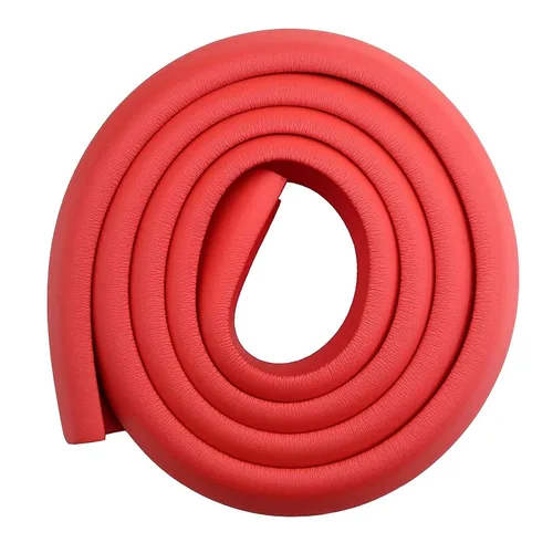 Vista 11 de Protectores de borde de mesa en forma de L, color negro, borde de 13.1 pies + 4 esquinas Parachoques NBR de alta densidad, corte fácil