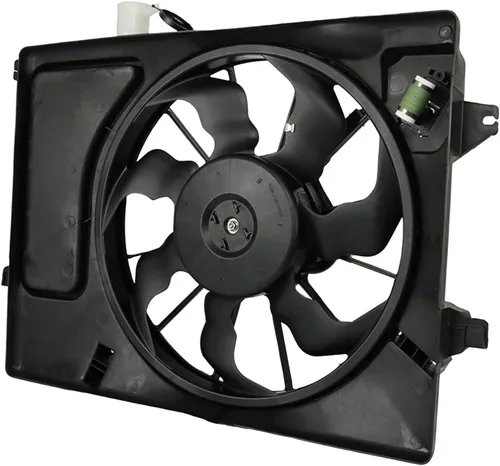 Vista 4 de munirater Reemplazo del conjunto del ventilador de refrigeración del radiador para 2011-2013 Elantra Sedan 25380-3X100 HY3115133 321-55027-100