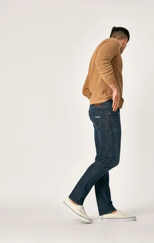 Vista 4 de Mavi Jeans de pierna recta de tiro regular Zach para hombre