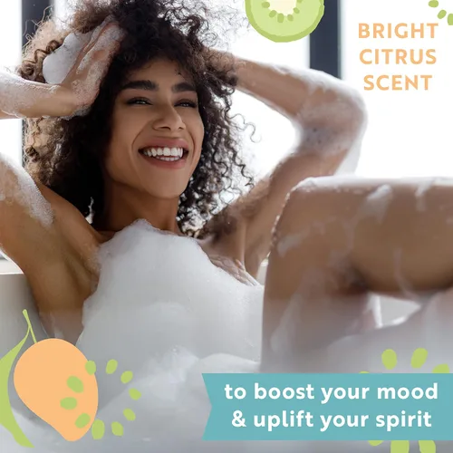 Vista 4 de Wellness By Village Naturals Therapy, baño de espuma hidratante, 36 onzas, paquete de 2