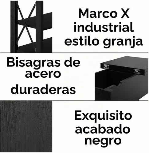 Vista 8 de Awescuti - Mesa auxiliar estrecha con estación de carga - Juego de mesas de pie de granja delgadas, set de 2, con puertos USB y tomas de corriente