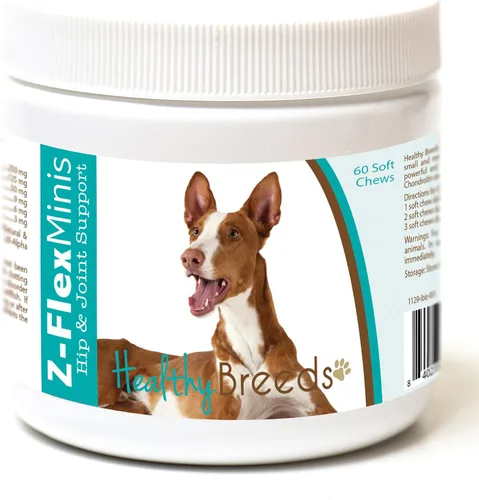 Vista 32 de Healthy Breeds Affenpinscher Z-Flex Minis - Masticables suaves para cadera y articulaciones, 60