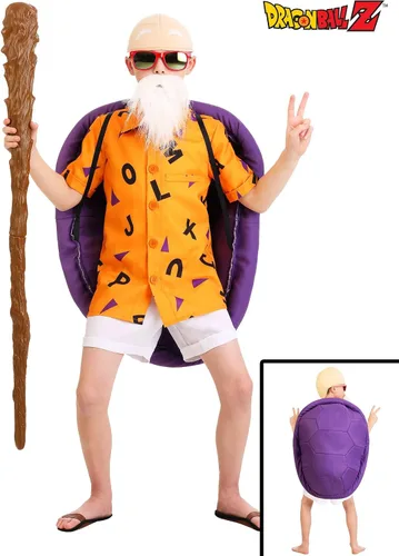 Vista 2 de Disfraz de Dragon Ball Z Master Roshi para niños