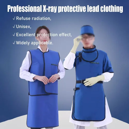 Vista 3 de X-ray Protective Lead Apron, Universal Radiation Resistant Lead Apron Shield for Men and Women(0.35mmPb,90x60cm)